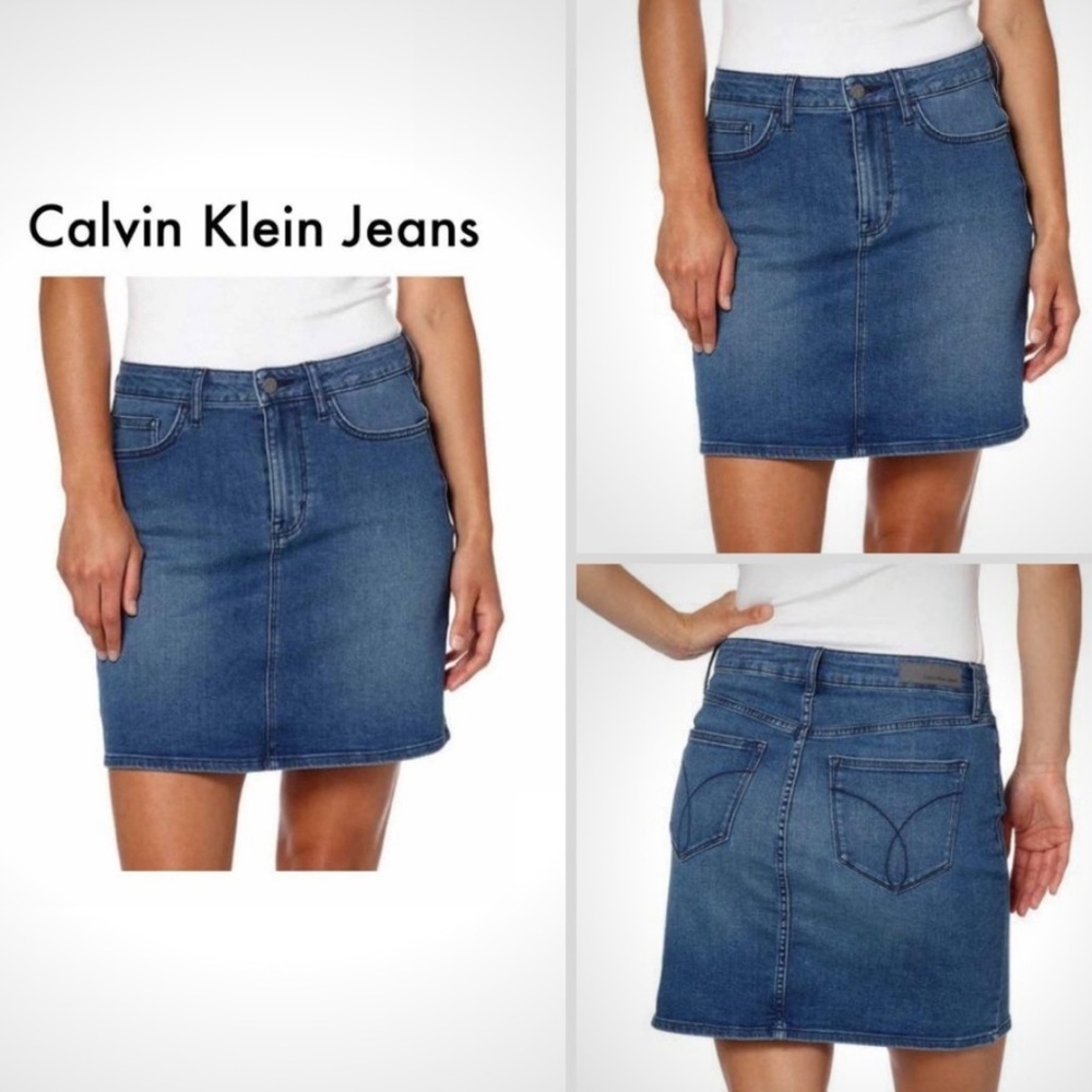 Calvin Klein Jean Skirt